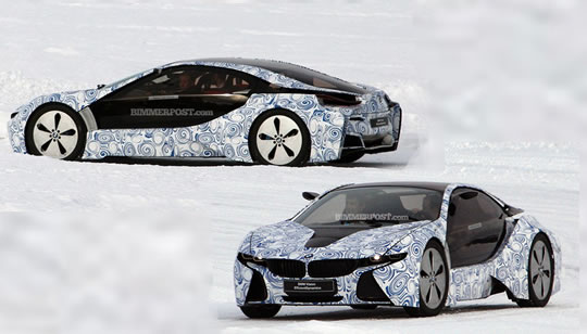 bmw i8-Prototipo del BMW i8 en video