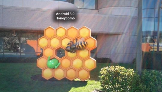 Android 3.0 Honeycomb estatua