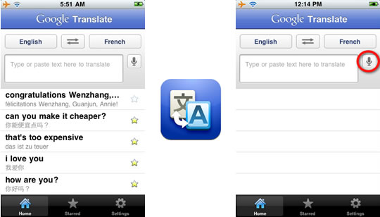 Google Translate para iPhone, iPad e iPod Touch